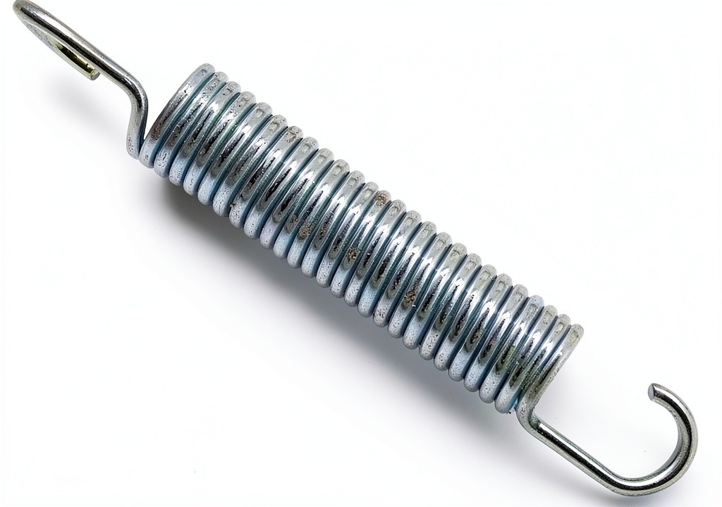 Close‑up of Polaris brake return spring installed in a brake system