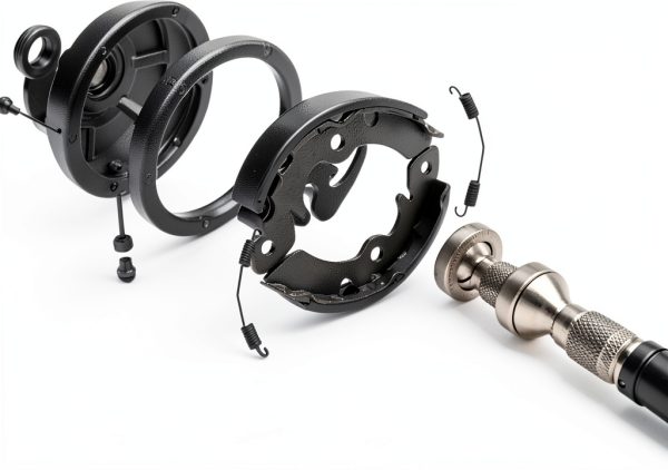 JAVIK Suzuki QuadRunner ATV Brake Return Spring Kit 4 Shoes 4 Springs-5