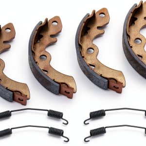 JAVIK Suzuki QuadRunner ATV Brake Return Spring Kit 4 Shoes 4 Springs-0