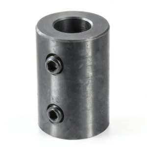Shaft Coupling uxcell 1/2" Bore Rigid Set Screw Coupling Black Oxide-0