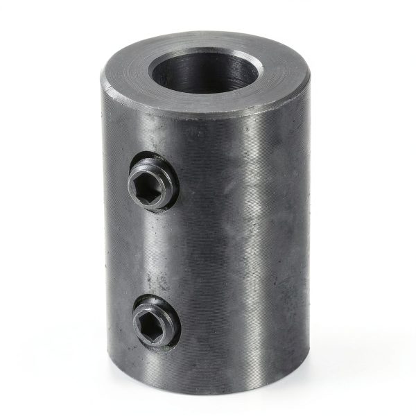 Shaft Coupling uxcell 1/2" Bore Rigid Set Screw Coupling Black Oxide-0