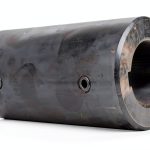 1-1/8 Solid Shaft Coupler by SpinCo – Keyed Set Screw, Mild Steel-0