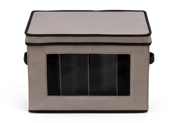 Stemware Storage Box Household Essentials Gray Box-4