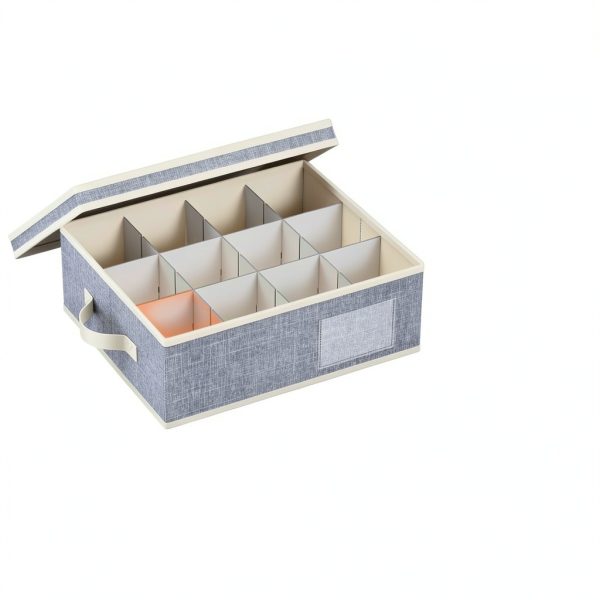 Lifewit 2 Pcs Coffee Mug Storage with Dividers, Stackable Cationic-1