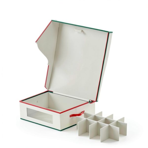 Homyfort Mug Storage Box Organizer, 2 Pack Hard Shell for 24 Tea Cups-5