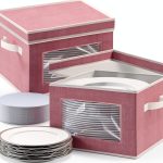 China Storage Containers for Dishes Plate Pantryily Pink 12x12x8-0
