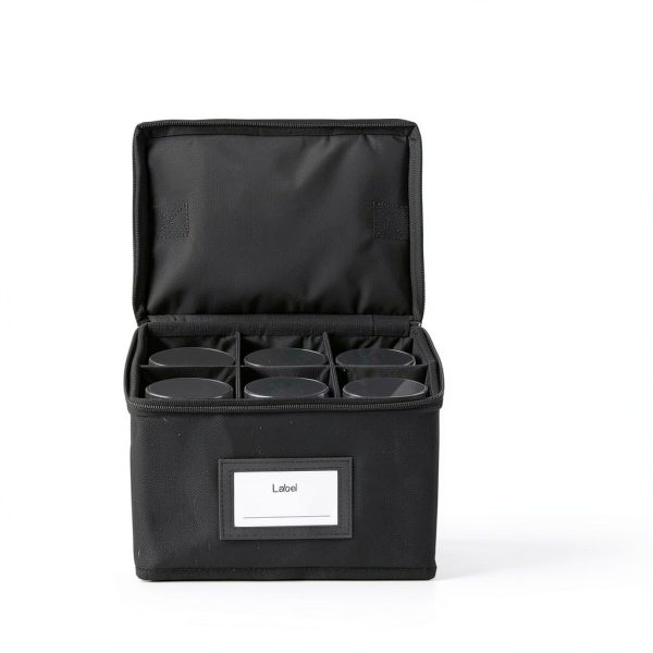 Lukeline Storage Box for Glencairn Whisky Glass, Stackable Whiskey Glasses Holder with 6 Compartments, Whiskey Glass Carrying Case with Handle,Gifts for Whisky Lovers-2