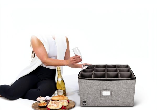 Wine Glass Storage Unison Kitchen Stackable Case-4