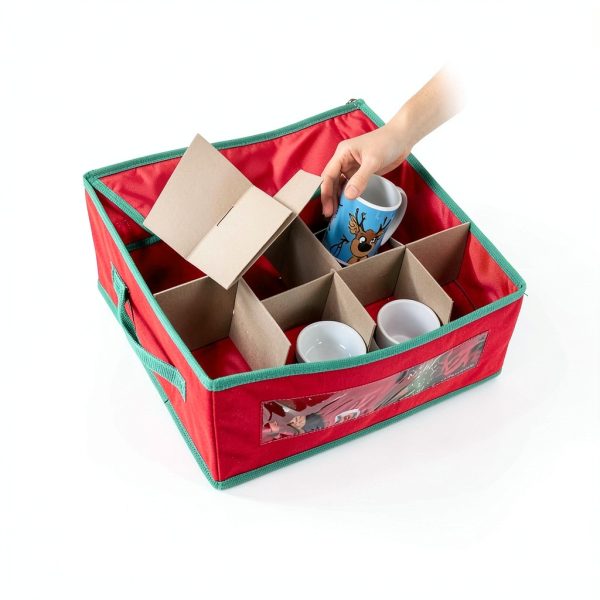 Holiday China Storage Containers Wesnoy 5‑Inch Foldable Mug/Plate Set-2
