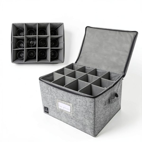 Wine Glass Storage Unison Kitchen Stackable Case-1