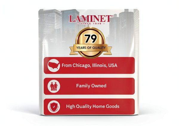 LAMINET 6-Piece Quilted Dinnerware Storage Set - Red-7